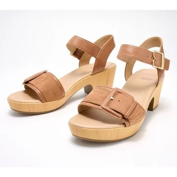 Dr. Scholl's Faux Wood Sandals - Felicity Too