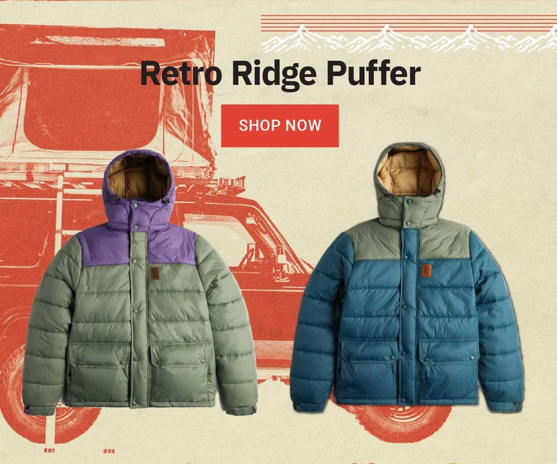 Retro Ridge Puffer