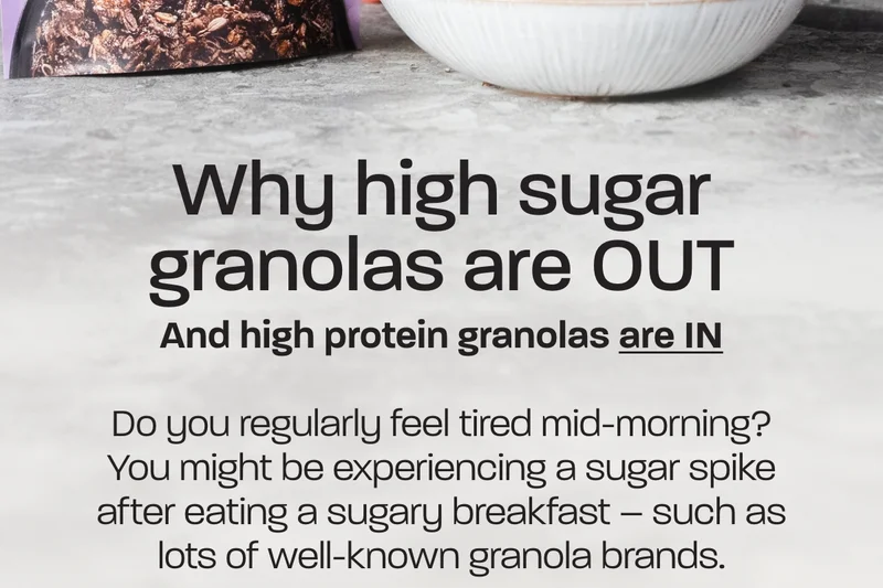 Why high sugar granolas are OUT