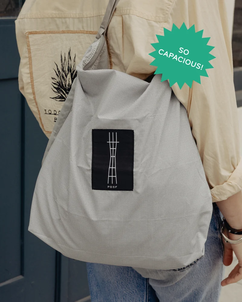 The PDSF Packable Tote.