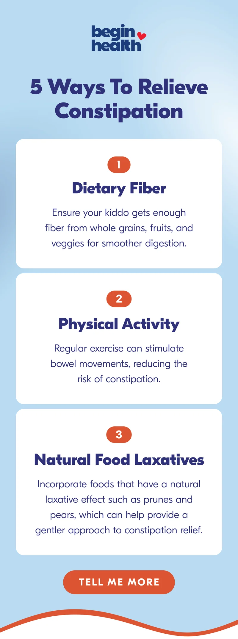 5 Ways to relieve constipation.