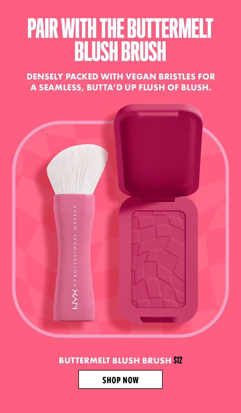 Pair with the buttermelt blush brush