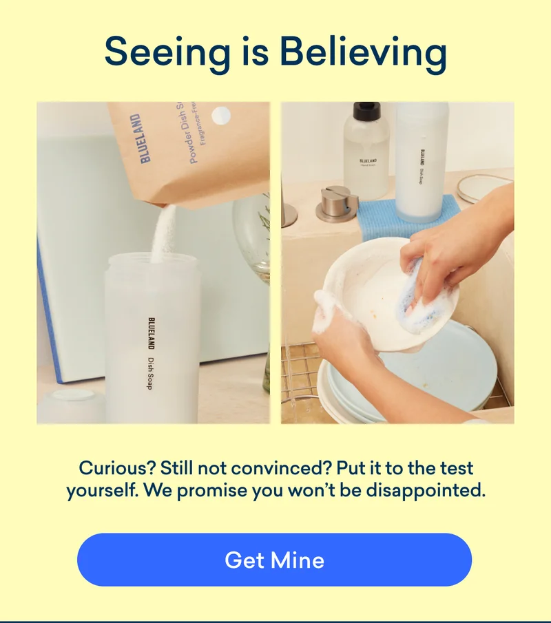 Try our Powder Dish Soap yourself.