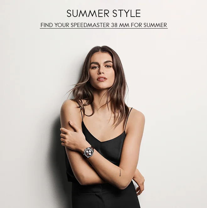 SUMMER STYLE - FIND YOUR SPEEDMASTER 38 MM FOR SUMMER