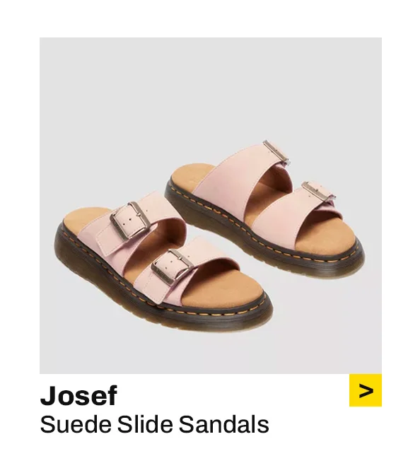 Josef Suede Slide Sandals