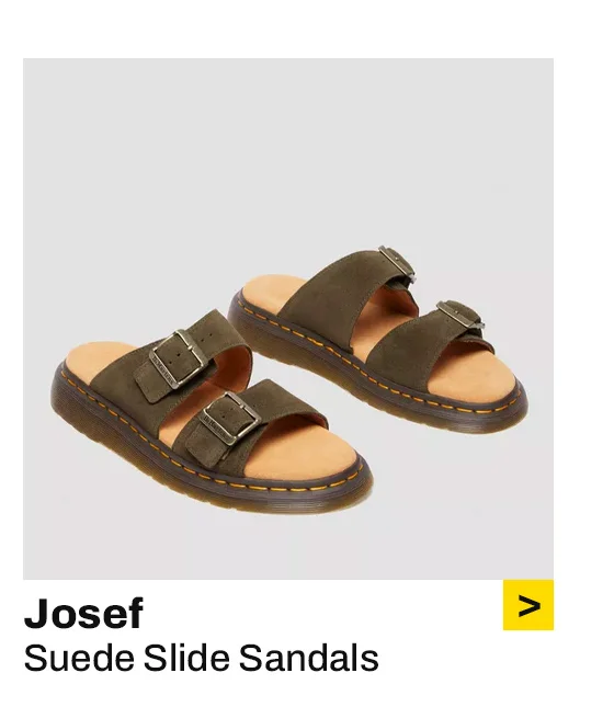 Josef Suede Slide Sandals