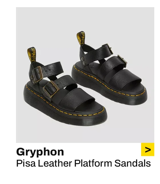 Gryphon Pisa Leather Platform Sandals