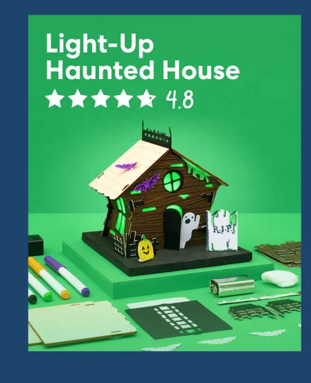 Light-Up Haunted House