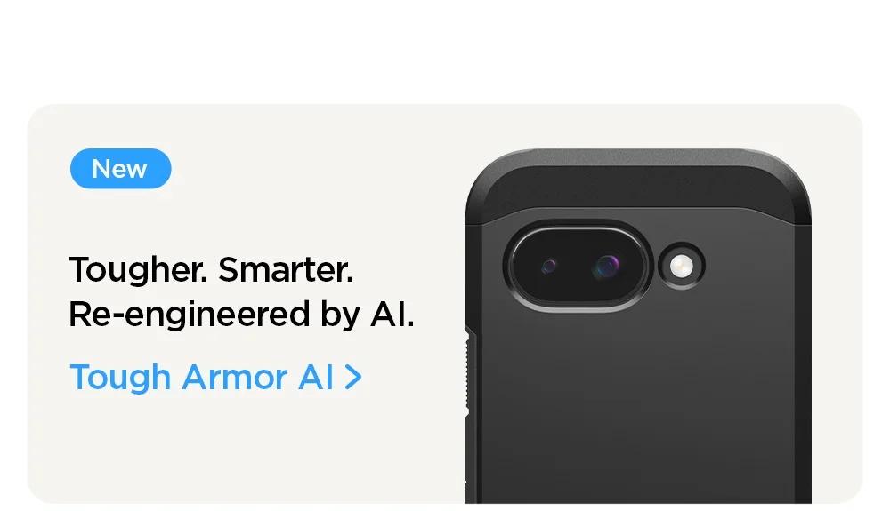 NEW: Tougher. Smarter. Re-engineered by AI. Shop Google Pixel 9a Tough Armor AI.