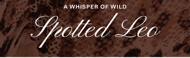 A Whisper of Wild: Spotted Leo