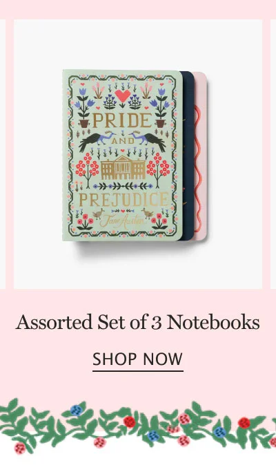 Assorted Set of 3 Notebooks