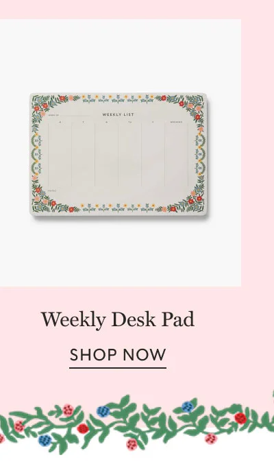 Weekly Desk Pad
