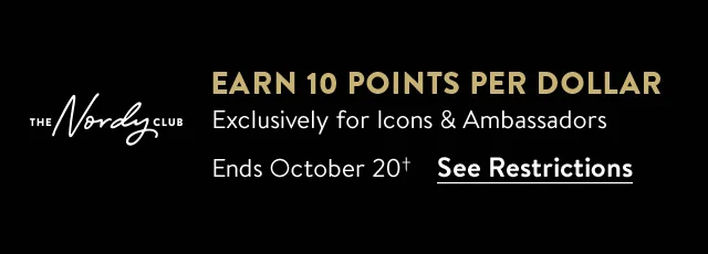 Earn 10 points per dollar.