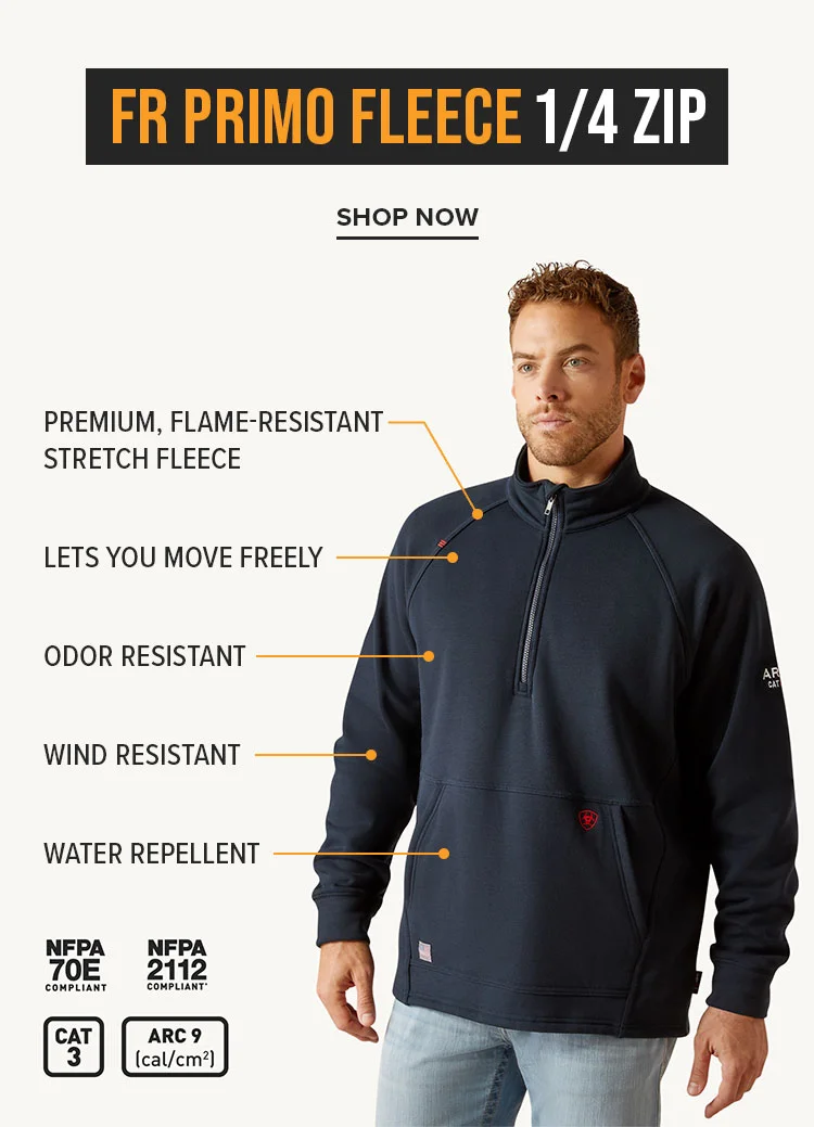FR PRIMO FLEECE 1/4 ZIP | SHOP NOW