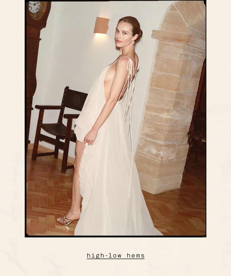 high-low hems