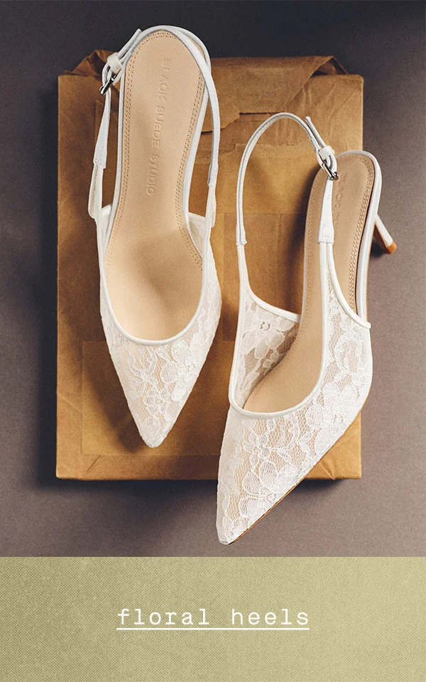floral heels