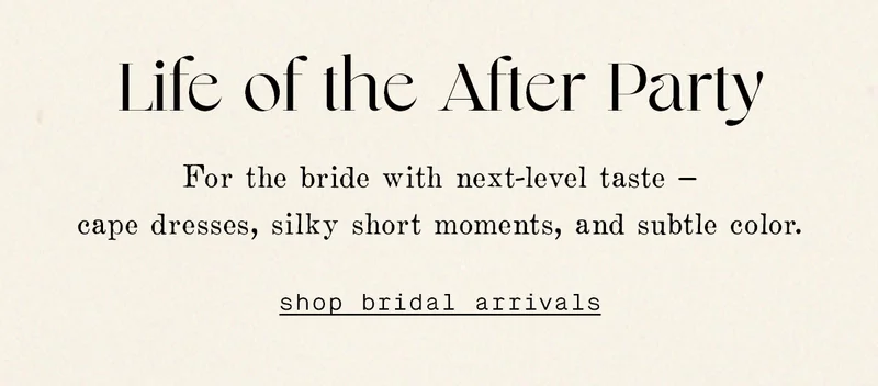 shop bridal arrivals