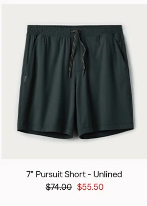 7" Pursuit Short - Unlined