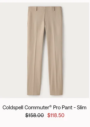 Coldspell Commuter® Pro Pant - Slim