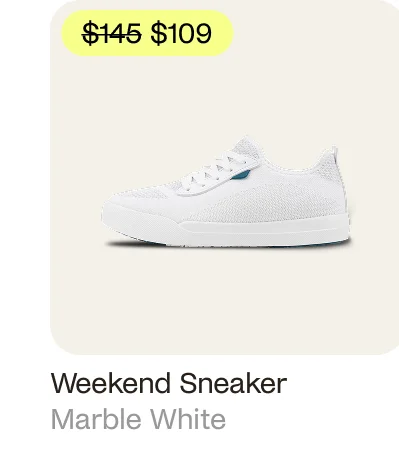 Weekend Sneaker Marble White