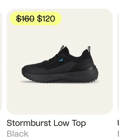 Stormburst Low Top Black