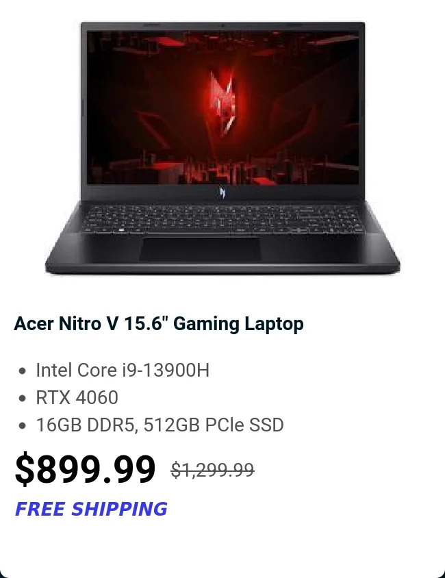 Acer Nitro V 15.6