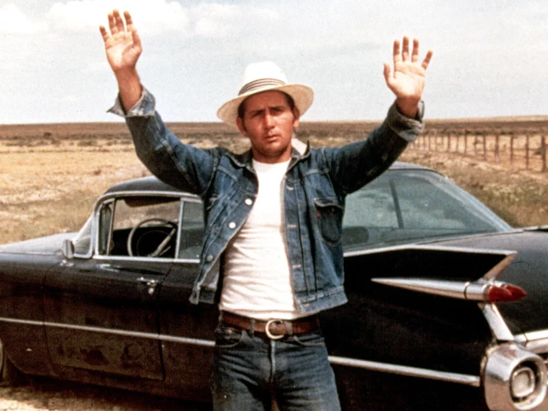 Martin Sheen wearing an early version of the Levi's Type II denim jacket.