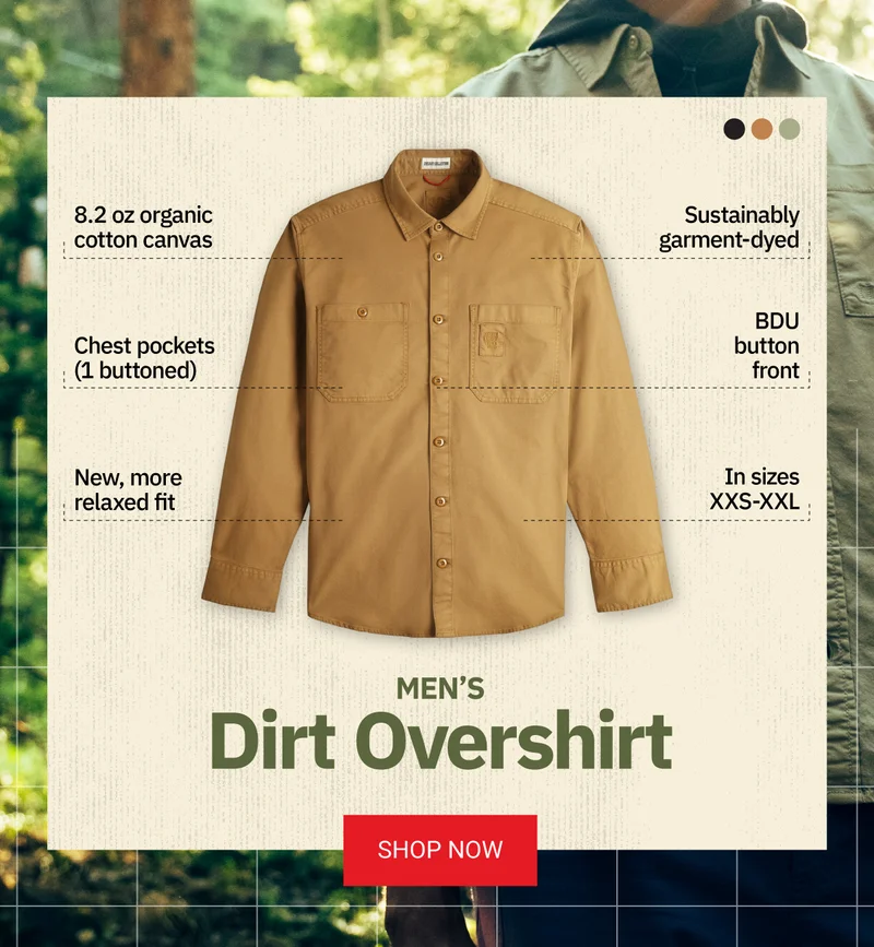 details of mens overshirt