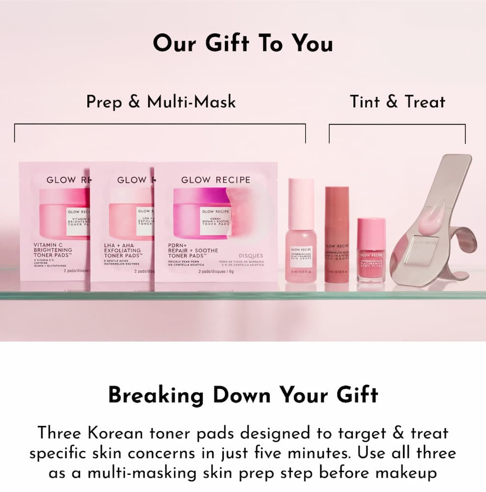 Free 7-piece gift with orders $85+
