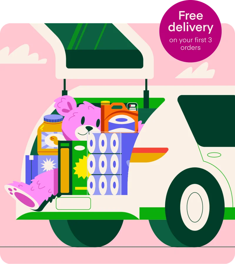 Free delivery - on your first 3 orders*