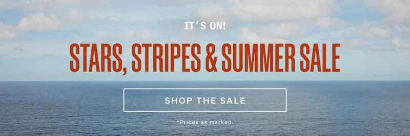 Stars, Stripes & Summer Sale