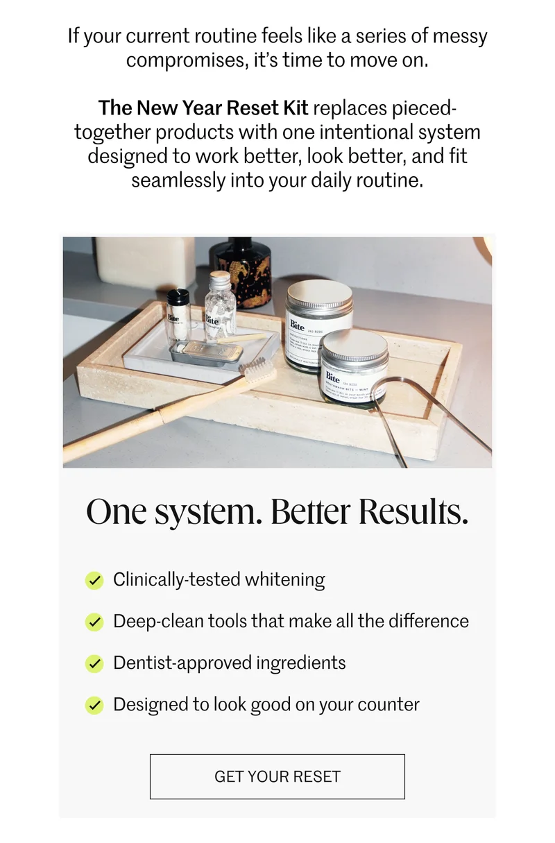 SHOP THE NEW YEAR RESET KIT