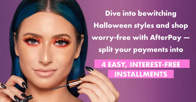Dive into bewitching Halloween styles and shop worry-free with AfterPay — split your payments into 4 easy, interest-free installments