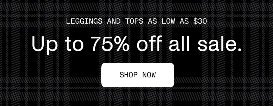 Up to 75% off all sale.