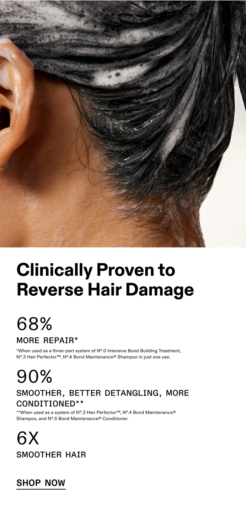 Clinically Proven to Reverse Hair Damage | Shop Now