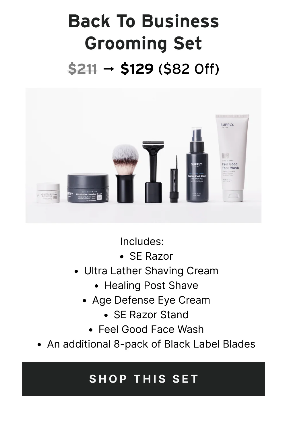Back to Business Grooming Set [ Shop This Set ]