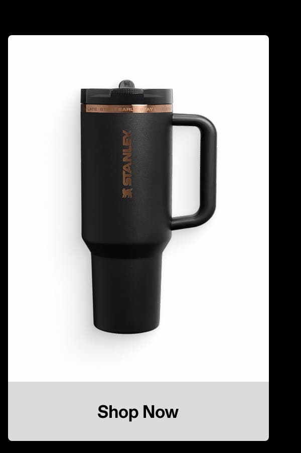The Messi x Stanley Quencher ProTour Flip Straw Tumbler | Messi GOAT Black