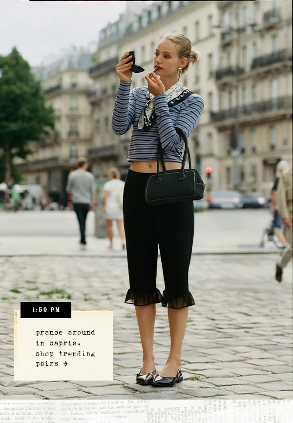 prance around in capris. shop trending pairs