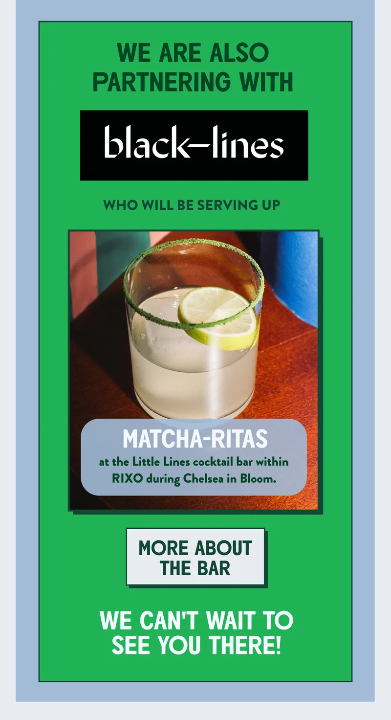 Little Lines Cocktail Bar Matcha-rita