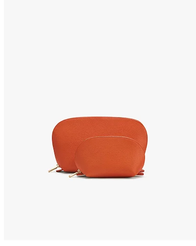 Travel Case Set Burnt Orange