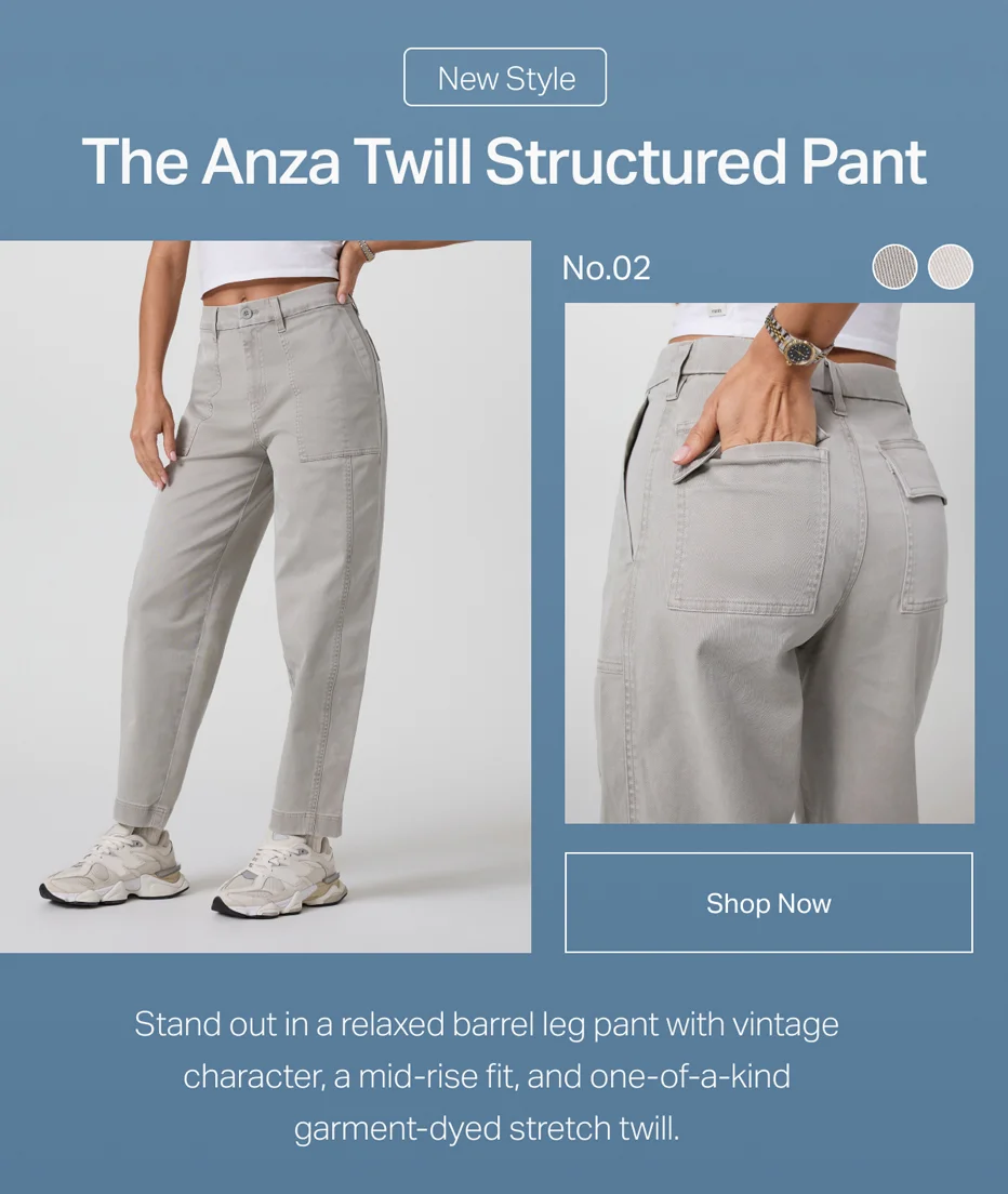 The Anza Twill Structured Pant