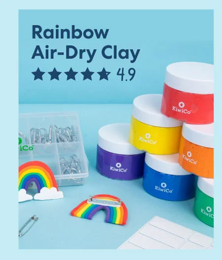 Rainbow Air-Dry Clay