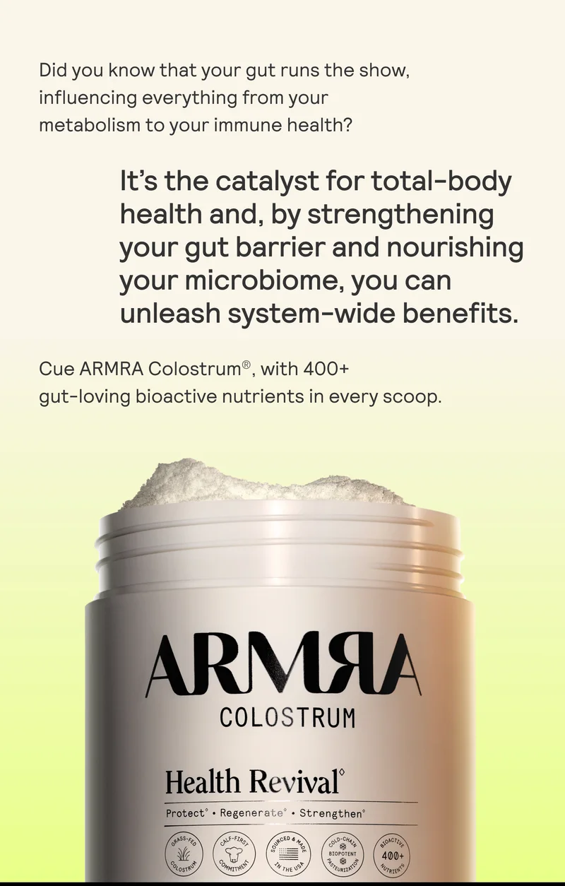Did you know that your gut runs the show,  influencing everything from your  metabolism to your immune health? It’s the catalyst for total-body health and, by strengthening your gut barrier and nourishing your microbiome, you can unleash system-wide benefits.