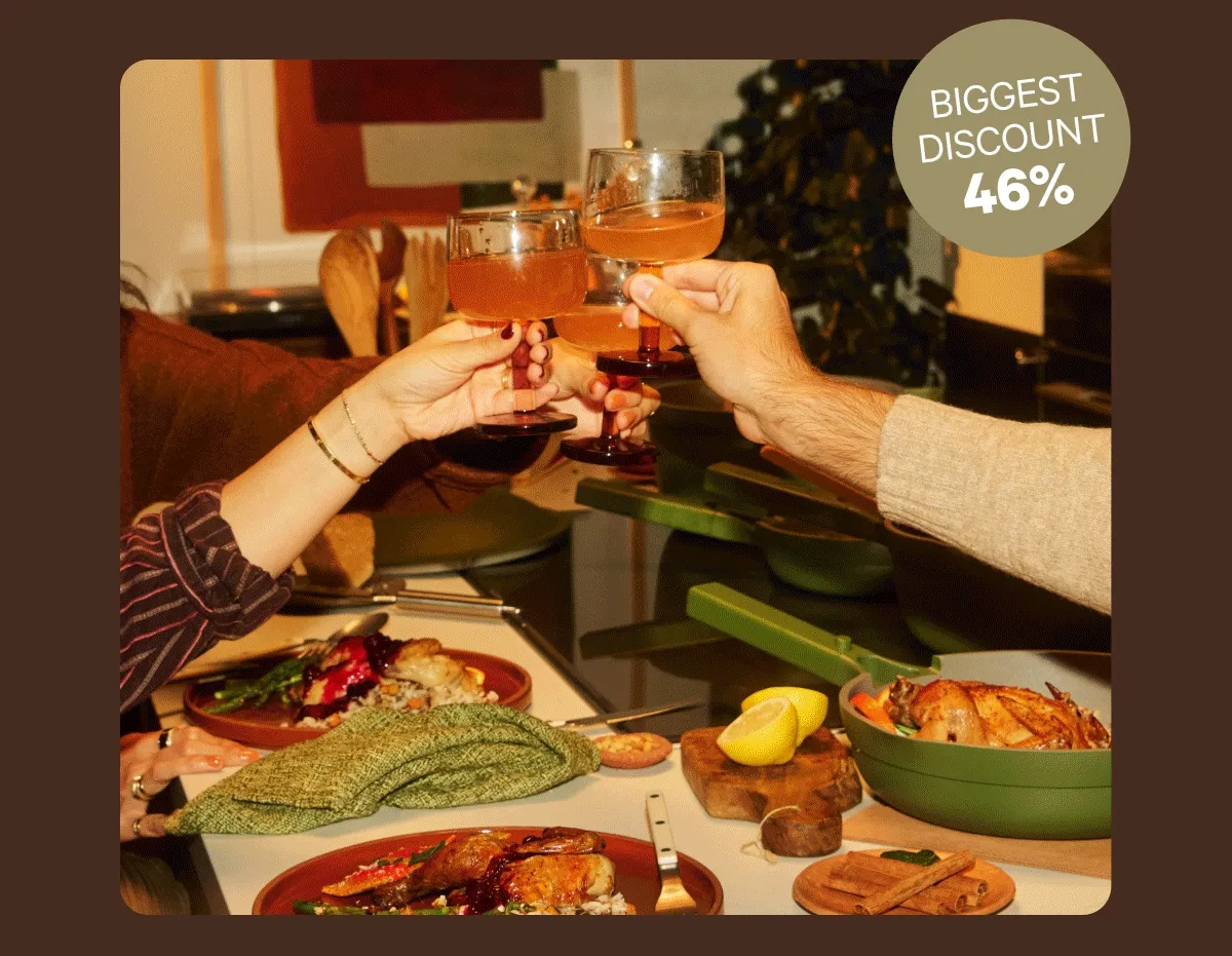 Our biggest discount is 46%