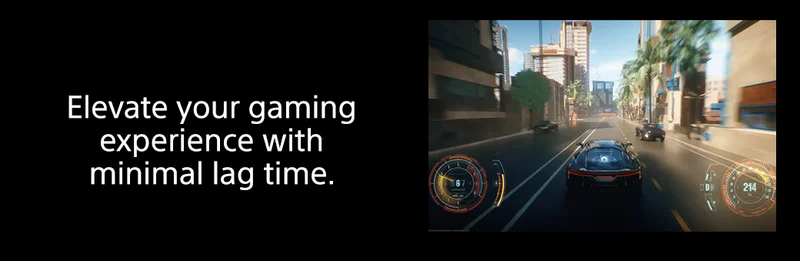 Elevate your gaming experience with minimal lag time.