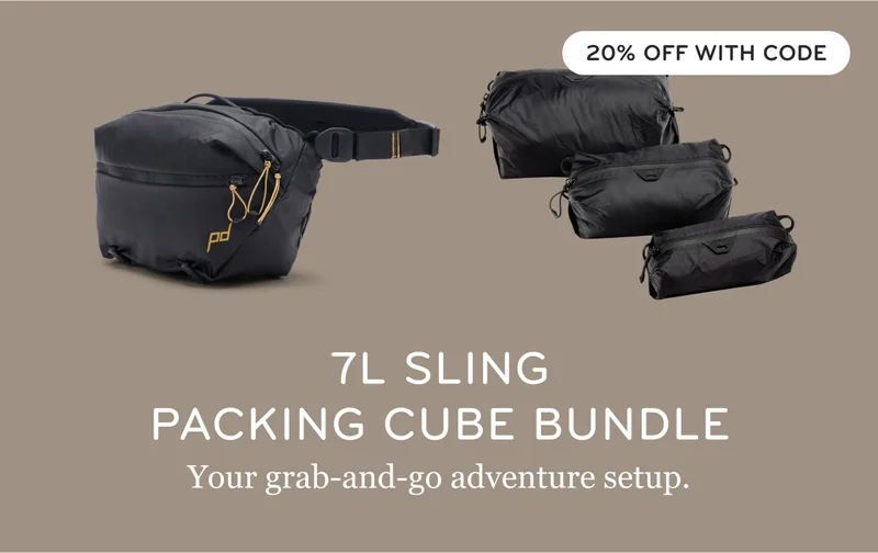 7L Sling Packing Cube Bundle