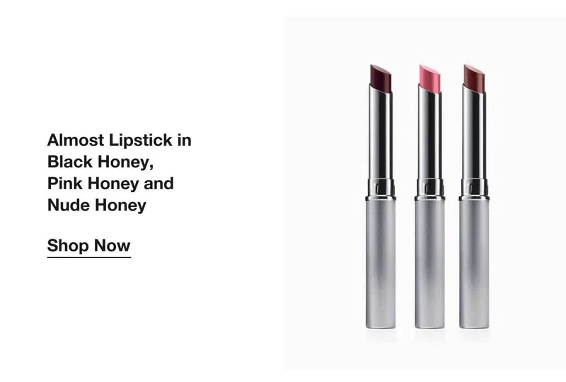 Almost Lipstick in Black Honey, Pink Honey and Nude Honey | Shop Now