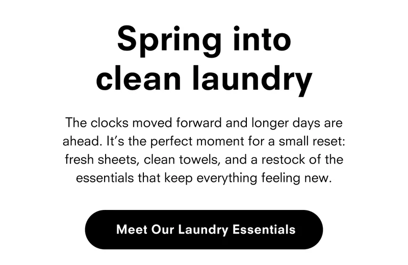 Meet our laundry essentials