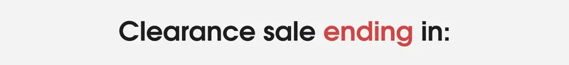 Clearance sale ending in: