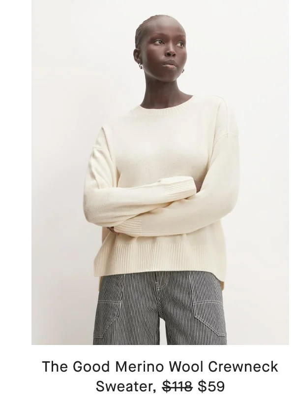 The Good Merino Wool Crewneck Sweater